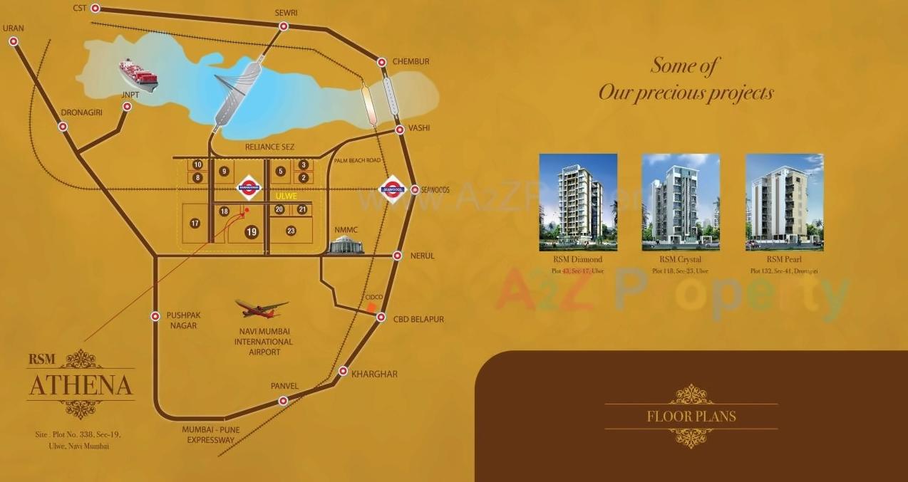  of real estate project Rsm Athena located at Ulawe, Raigarh, Maharashtra
