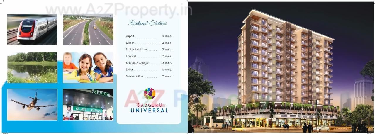 3D Elevation of real estate project Sadguru Universal located at Motha-khanda, Raigarh, Maharashtra