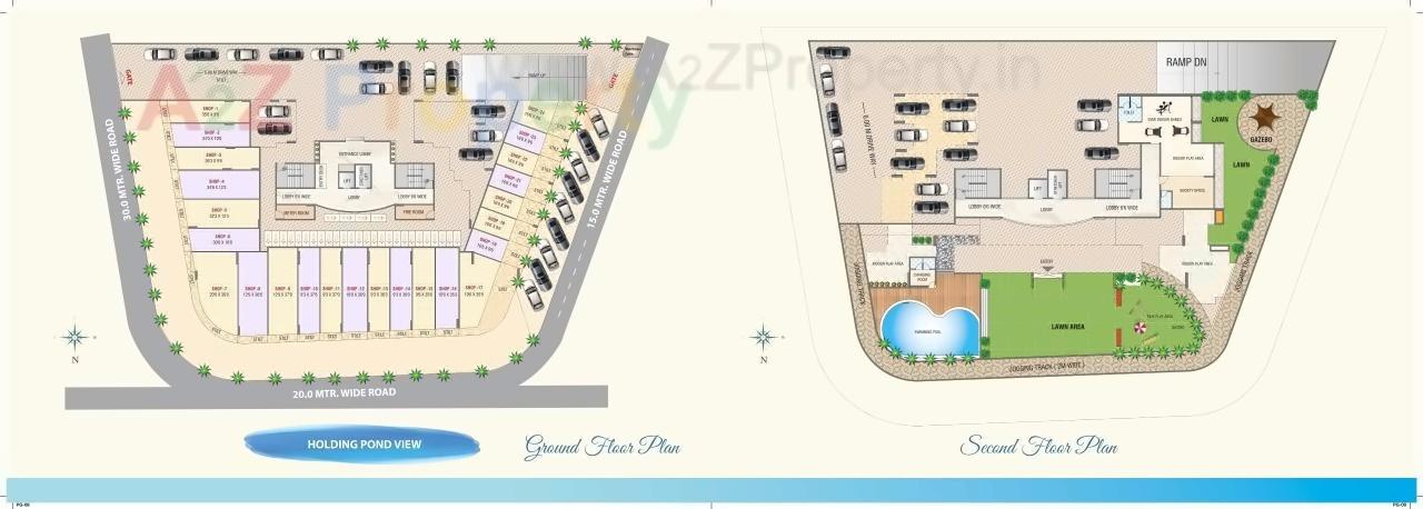 Layout of real estate project Sadguru Universal located at Motha-khanda, Raigarh, Maharashtra
