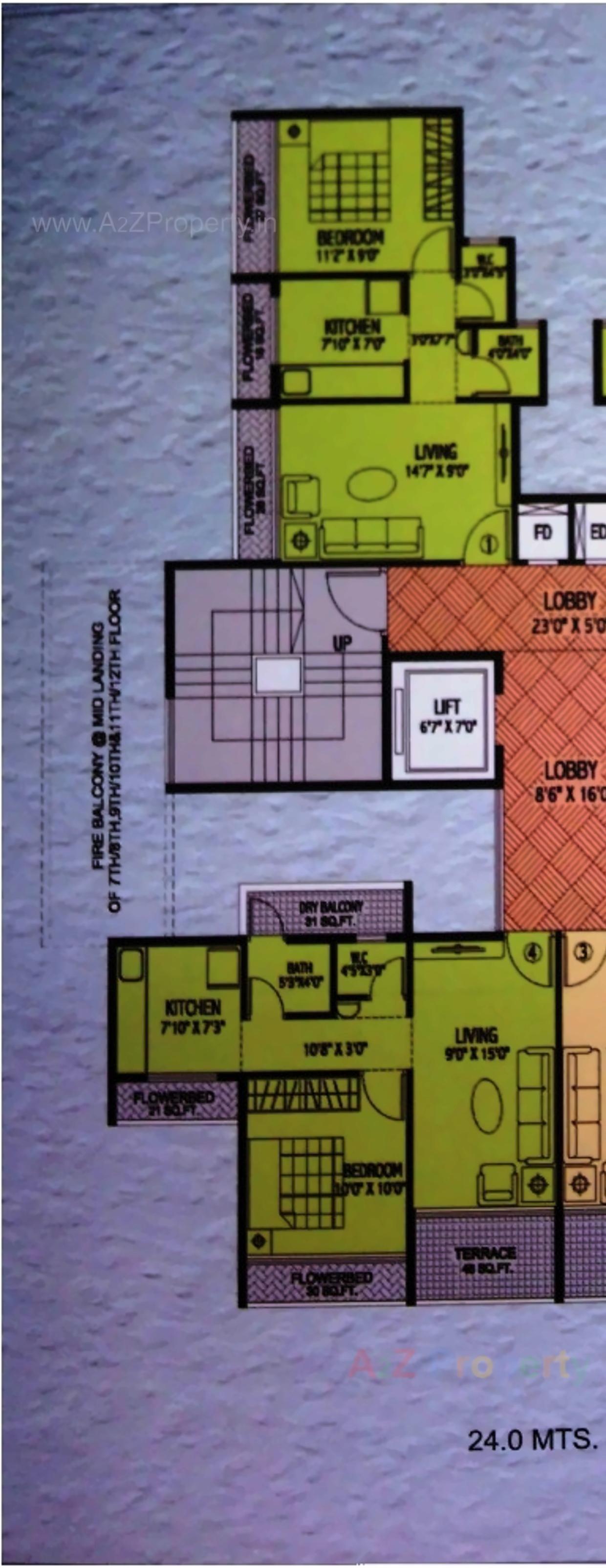 Layout of real estate project Sai Home Infra located at Ulawe, Raigarh, Maharashtra