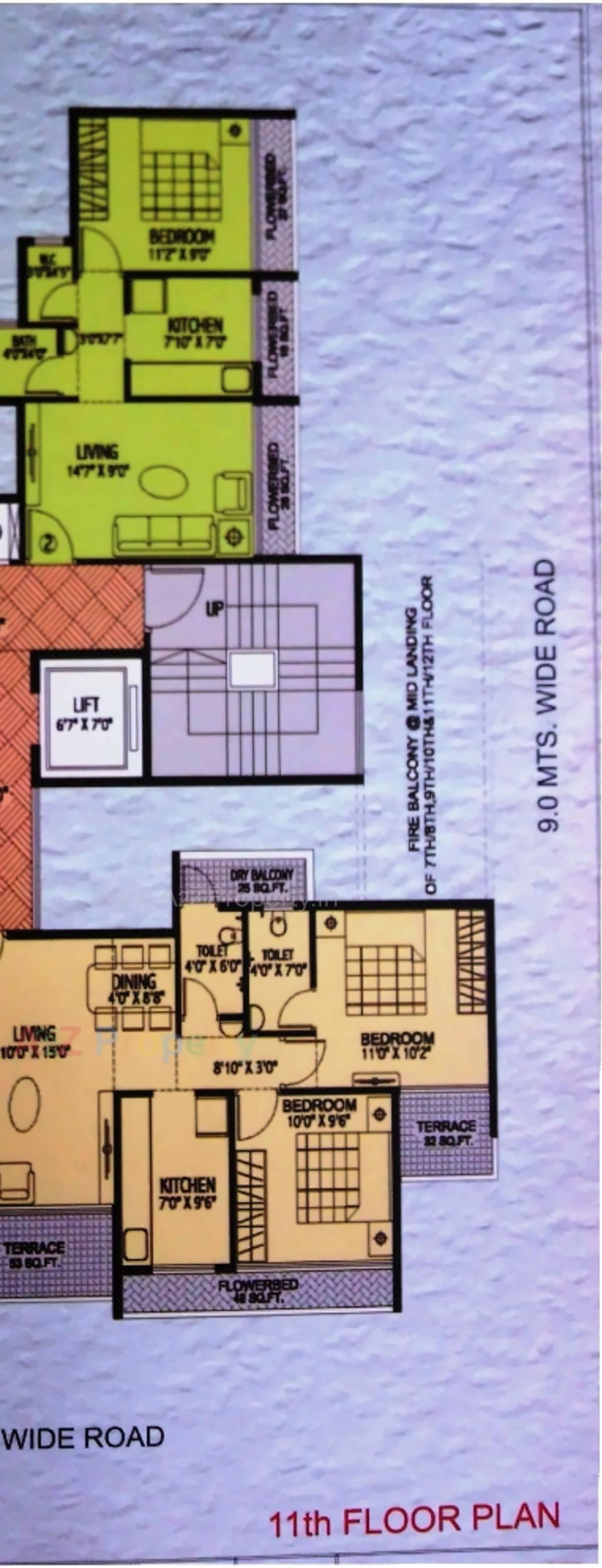 Layout of real estate project Sai Home Infra located at Ulawe, Raigarh, Maharashtra