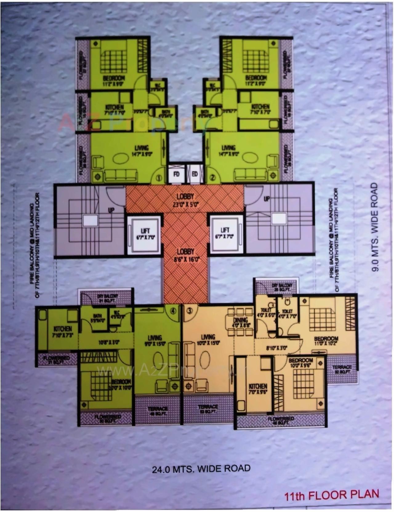 Layout of real estate project Sai Home Infra located at Ulawe, Raigarh, Maharashtra