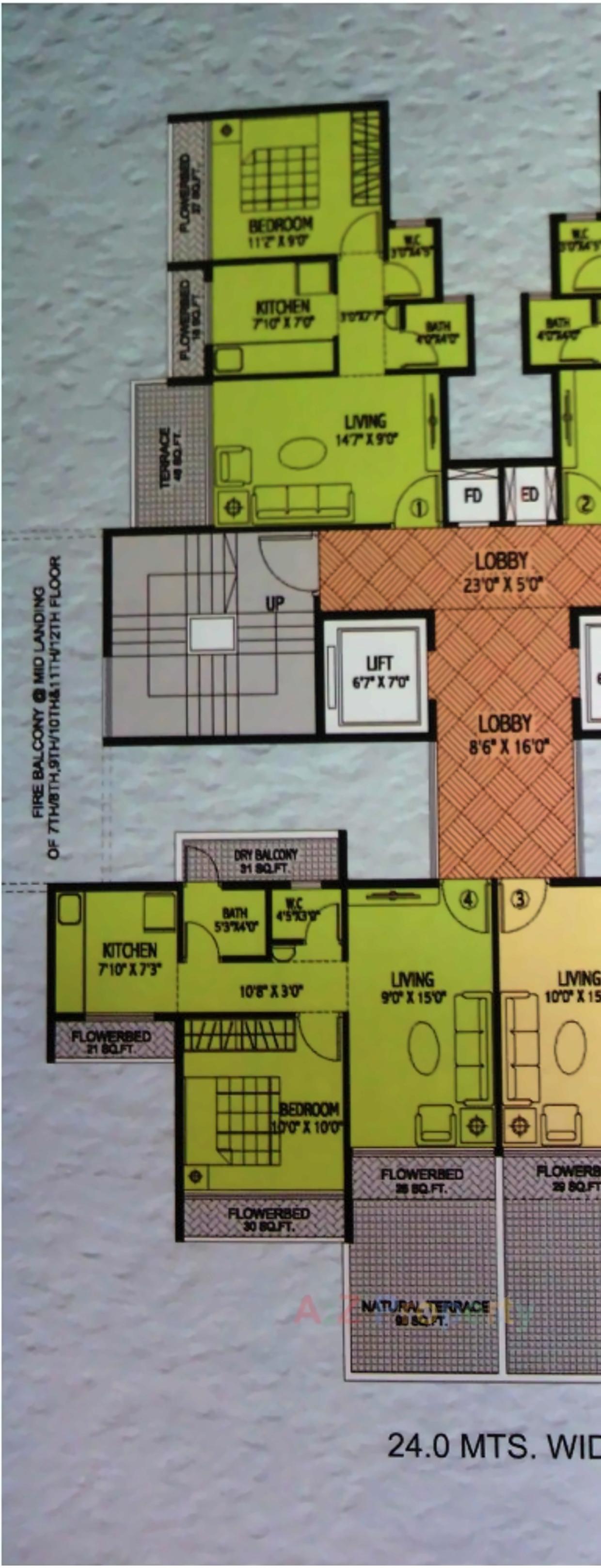 Layout of real estate project Sai Home Infra located at Ulawe, Raigarh, Maharashtra
