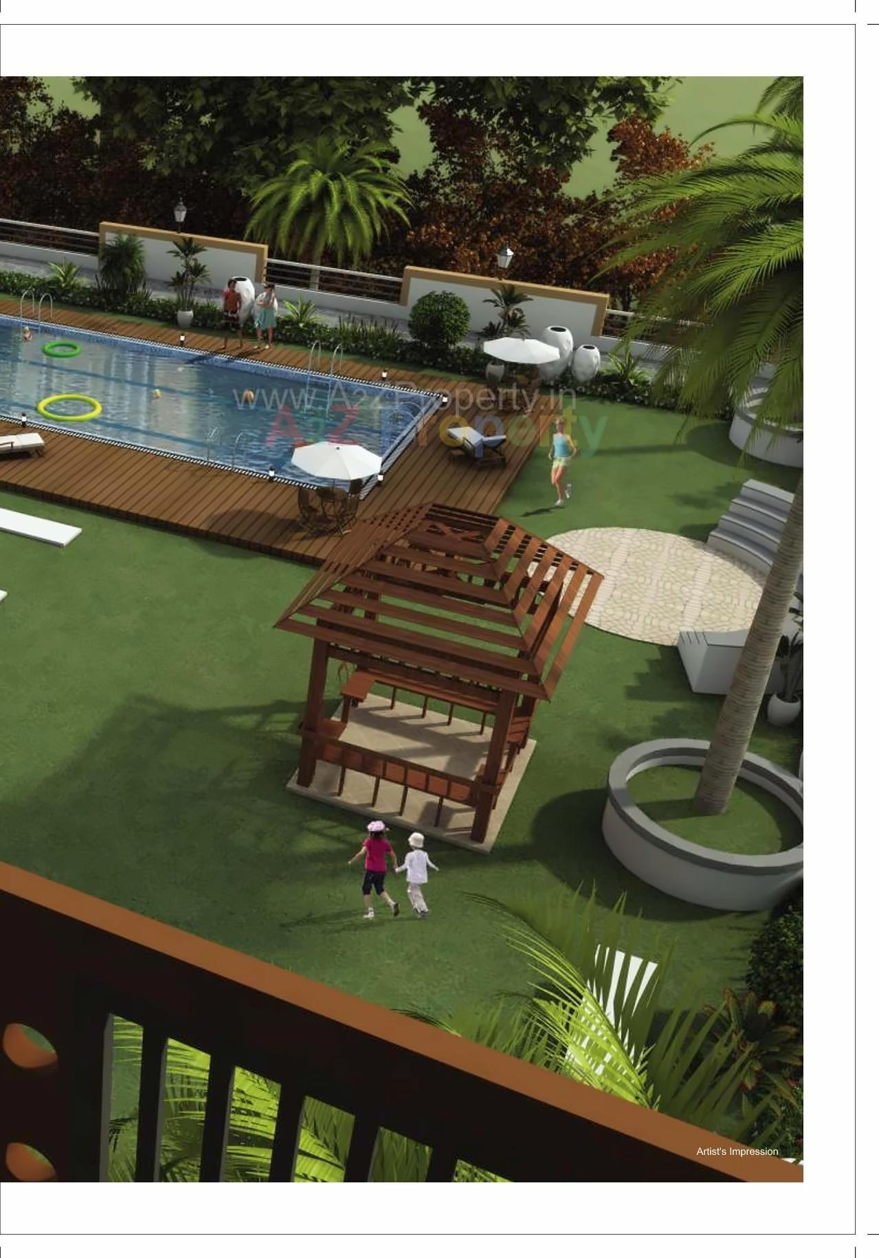 3D Elevation of real estate project Sai Icon located at Owe, Raigarh, Maharashtra