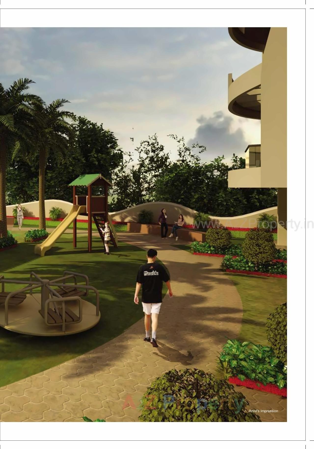 3D Elevation of real estate project Sai Icon located at Owe, Raigarh, Maharashtra