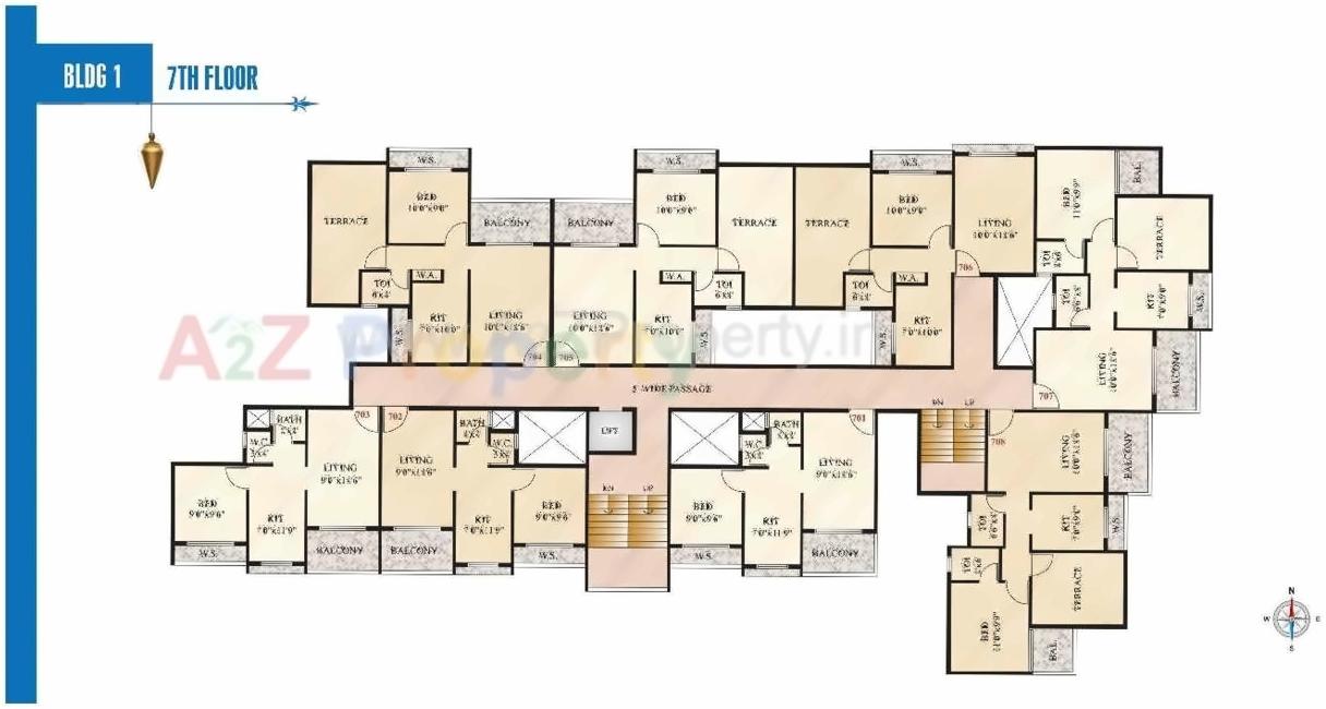 Layout of real estate project Sai Krupa Valley located at Neral, Raigarh, Maharashtra