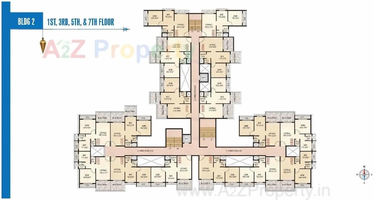 Layout of real estate project Sai Krupa Valley located at Neral, Raigarh, Maharashtra
