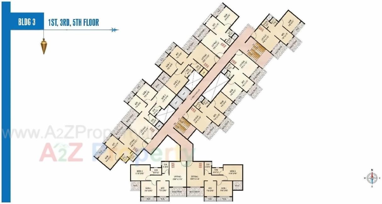 Layout of real estate project Sai Krupa Valley located at Neral, Raigarh, Maharashtra