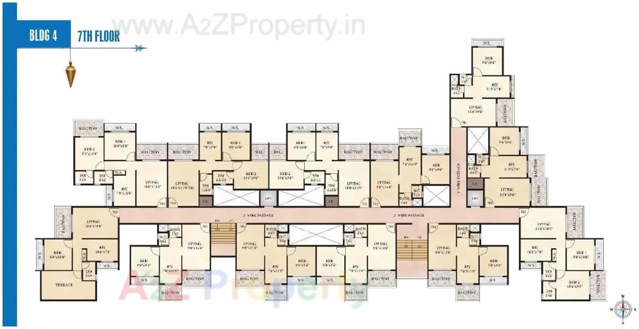 Layout of real estate project Sai Krupa Valley located at Neral, Raigarh, Maharashtra