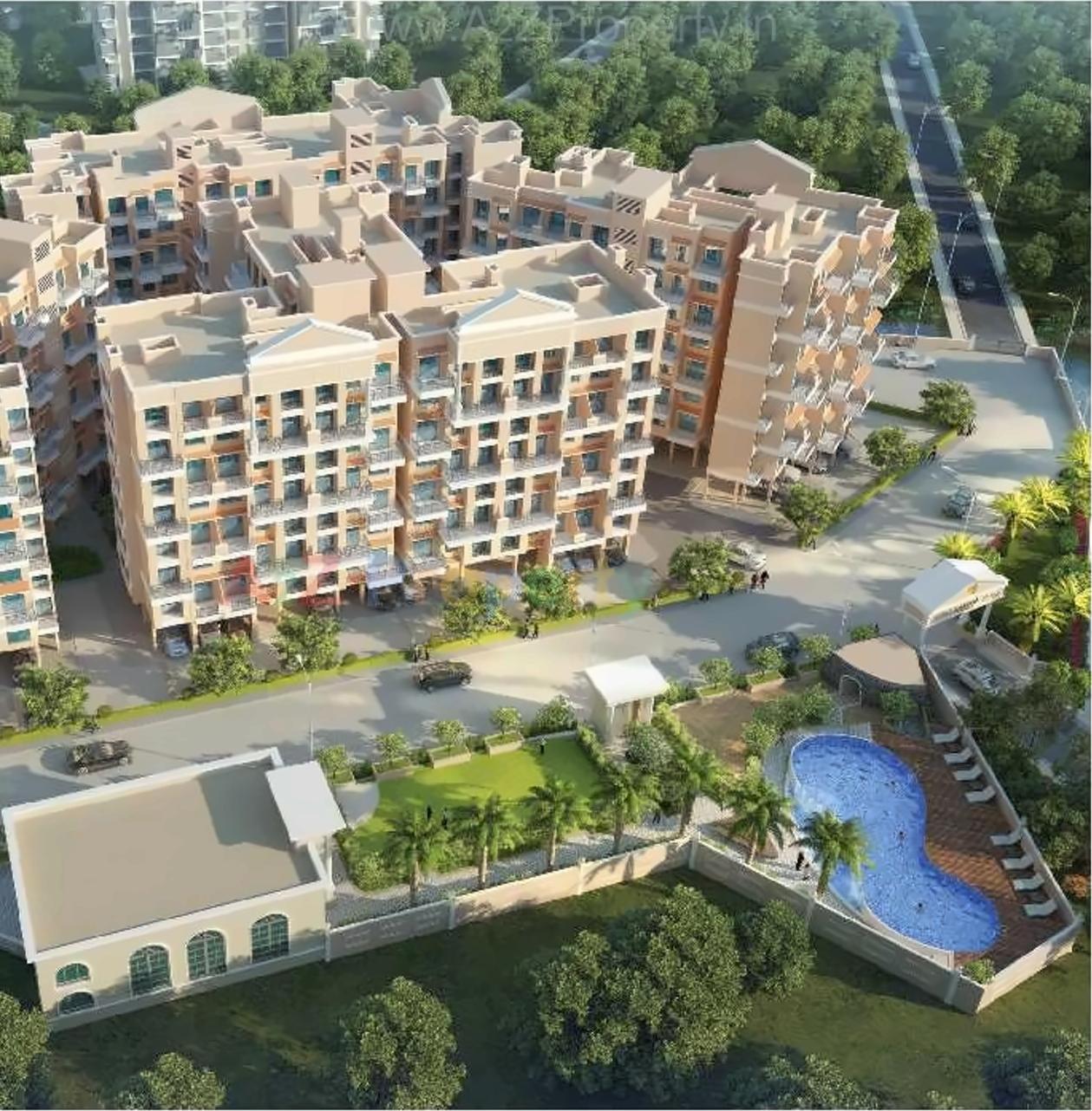 3D Elevation of real estate project Sai Krupa Valley located at Neral, Raigarh, Maharashtra