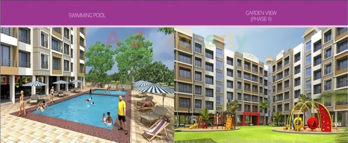 3D Elevation of real estate project Sai Moreshwar located at Wanjarpada, Raigarh, Maharashtra