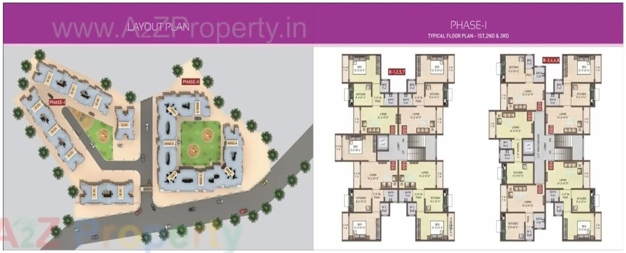 Layout of real estate project Sai Moreshwar located at Wanjarpada, Raigarh, Maharashtra