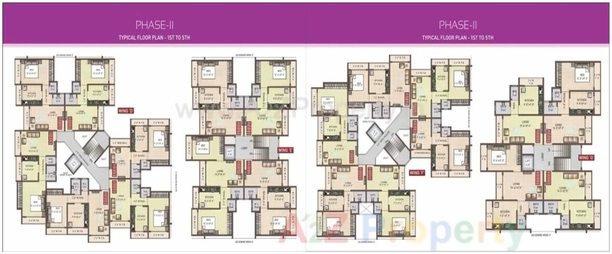Layout of real estate project Sai Moreshwar located at Wanjarpada, Raigarh, Maharashtra