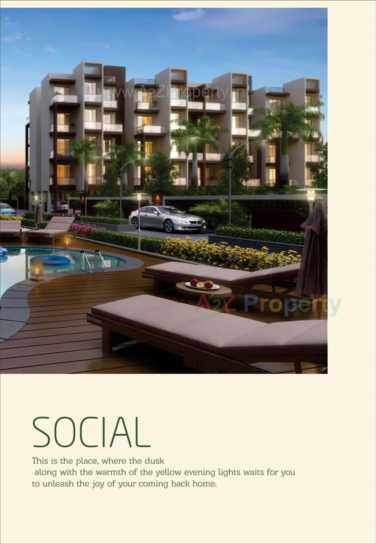 3D Elevation of real estate project Sai Prasad Garden located at Nevali, Raigarh, Maharashtra