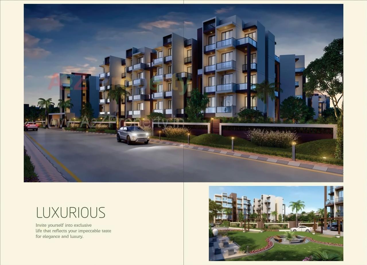 3D Elevation of real estate project Sai Prasad Garden located at Nevali, Raigarh, Maharashtra