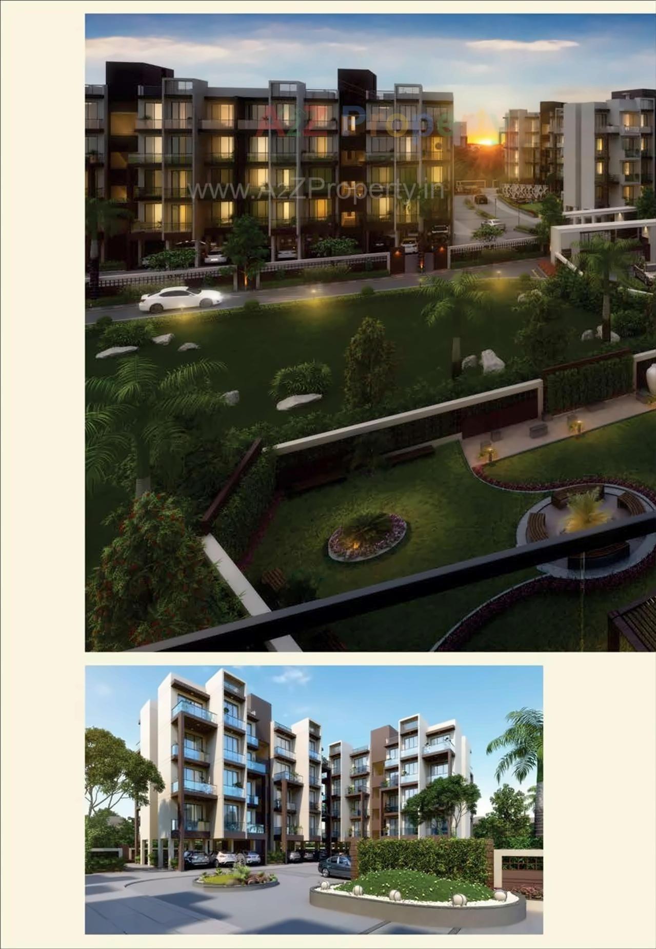 3D Elevation of real estate project Sai Prasad Garden located at Nevali, Raigarh, Maharashtra
