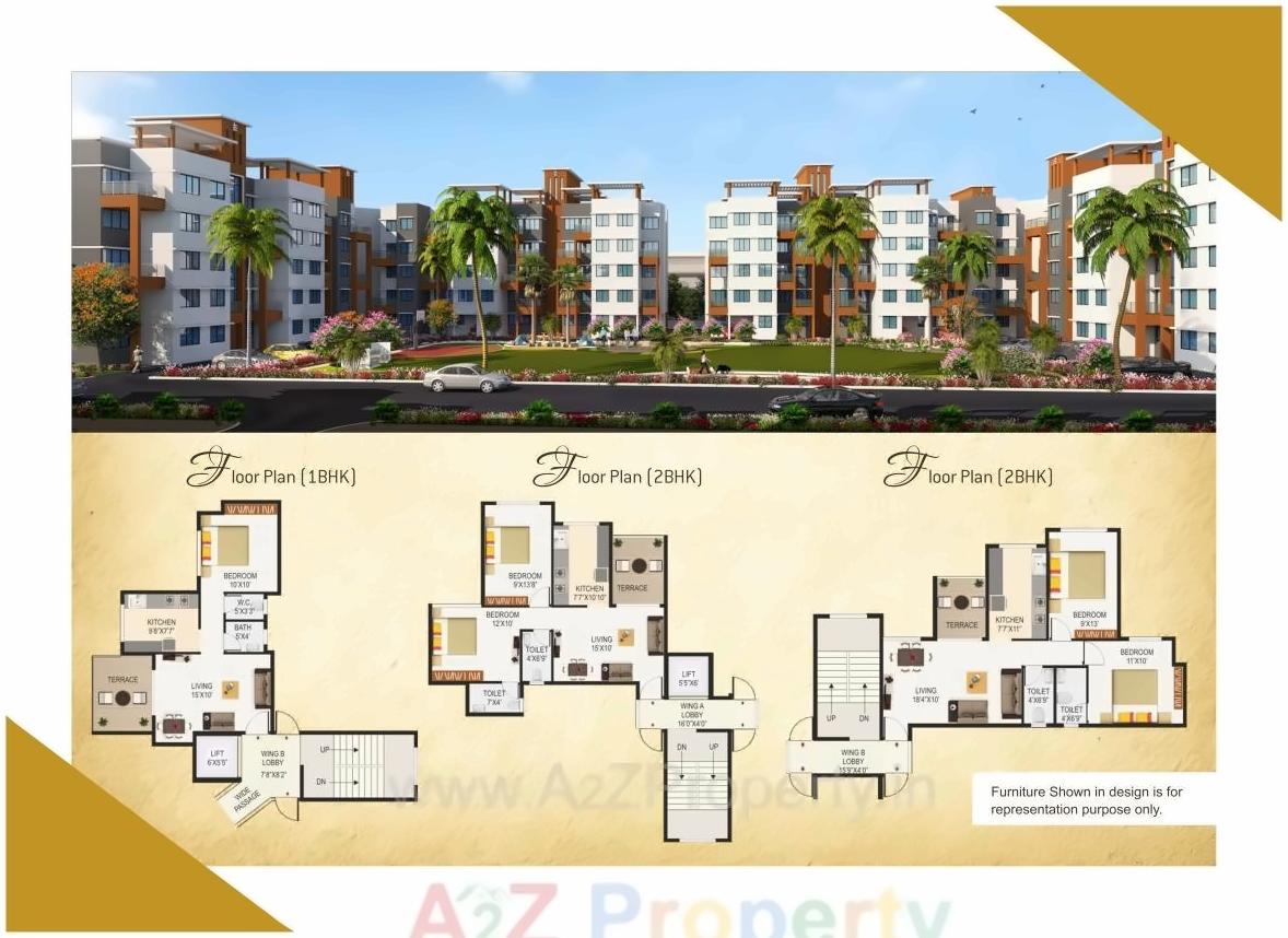 Layout of real estate project Sai Proviso County located at Shirdhon, Raigarh, Maharashtra