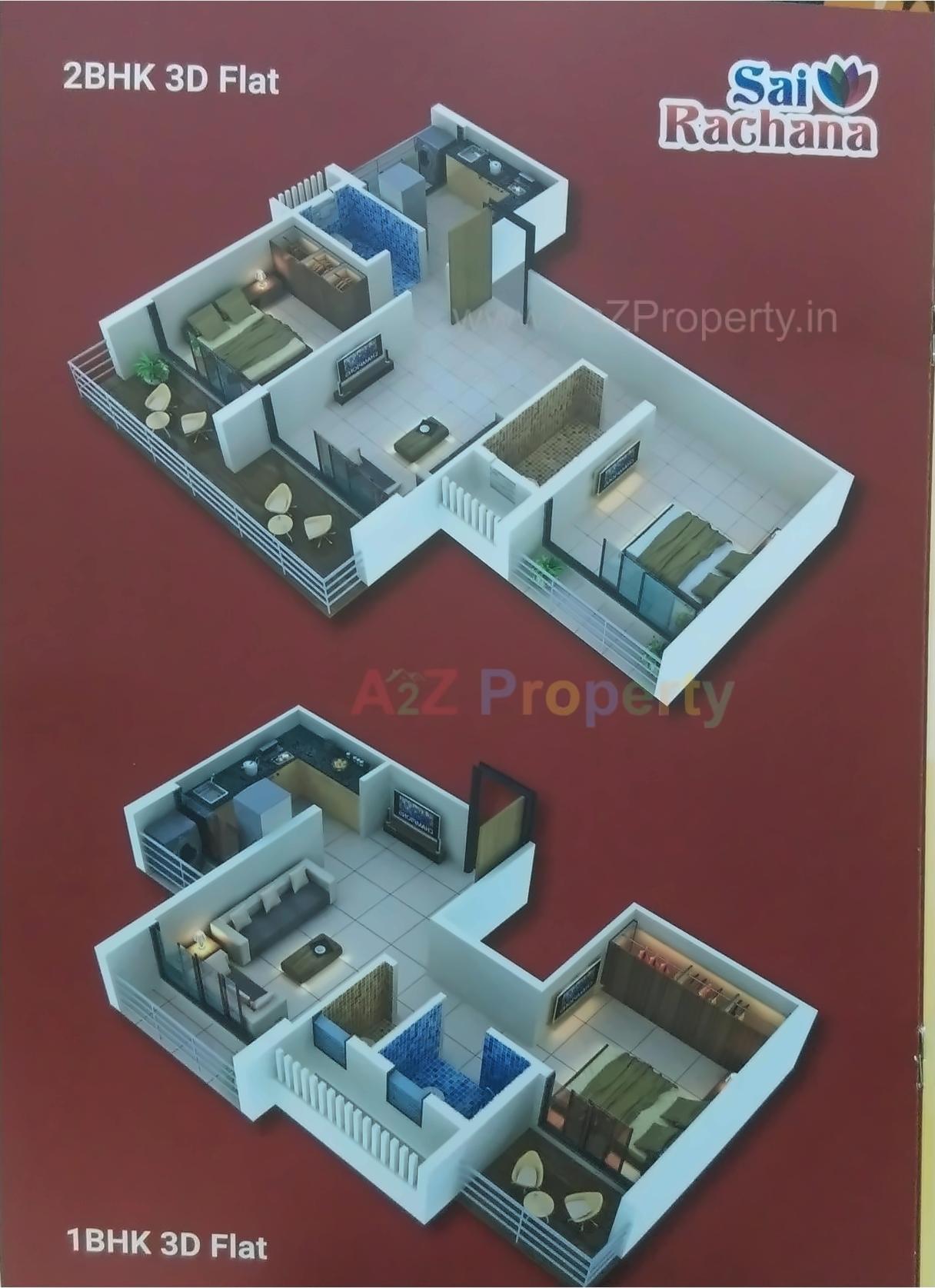 Layout of real estate project Sai Rachana located at Kamothe-, Raigarh, Maharashtra