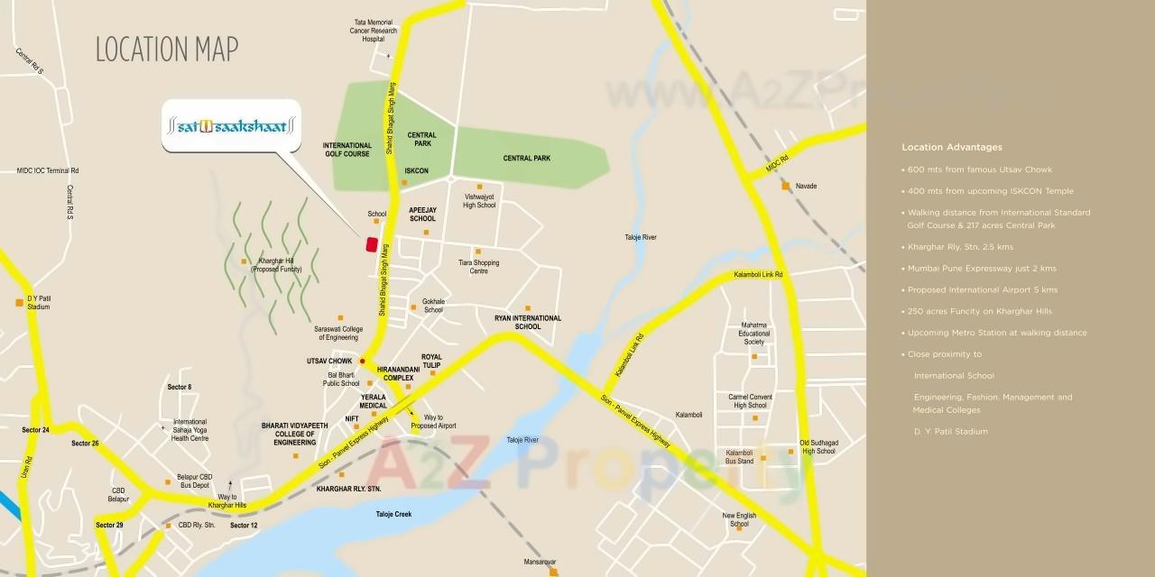  of real estate project Sai Saakshaat located at Kharghar, Raigarh, Maharashtra