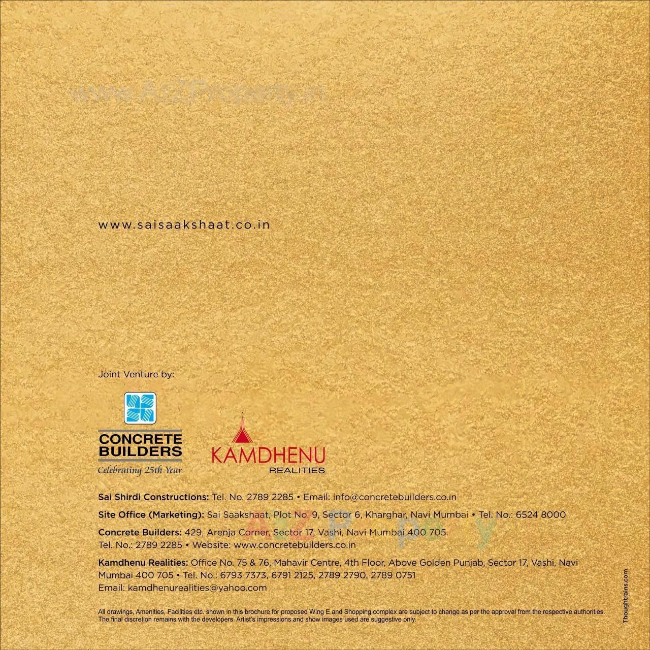  of real estate project Sai Saakshaat located at Kharghar, Raigarh, Maharashtra