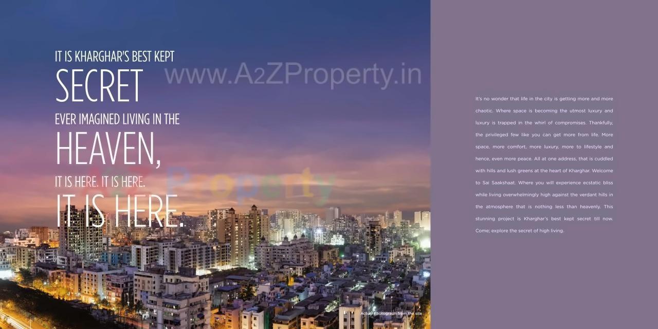  of real estate project Sai Saakshaat located at Kharghar, Raigarh, Maharashtra