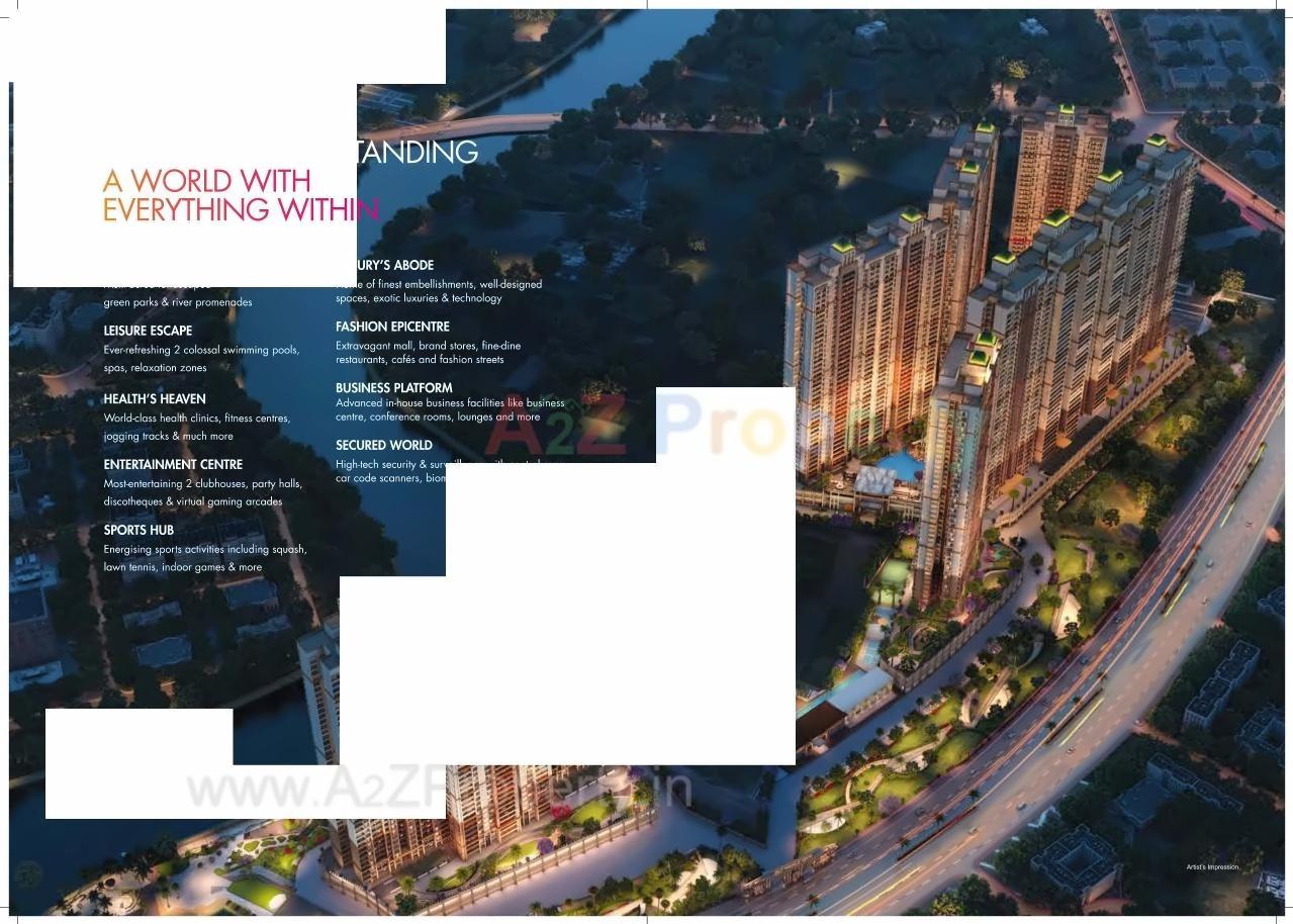 3D Elevation of real estate project Sai World City located at Kolkhe, Raigarh, Maharashtra