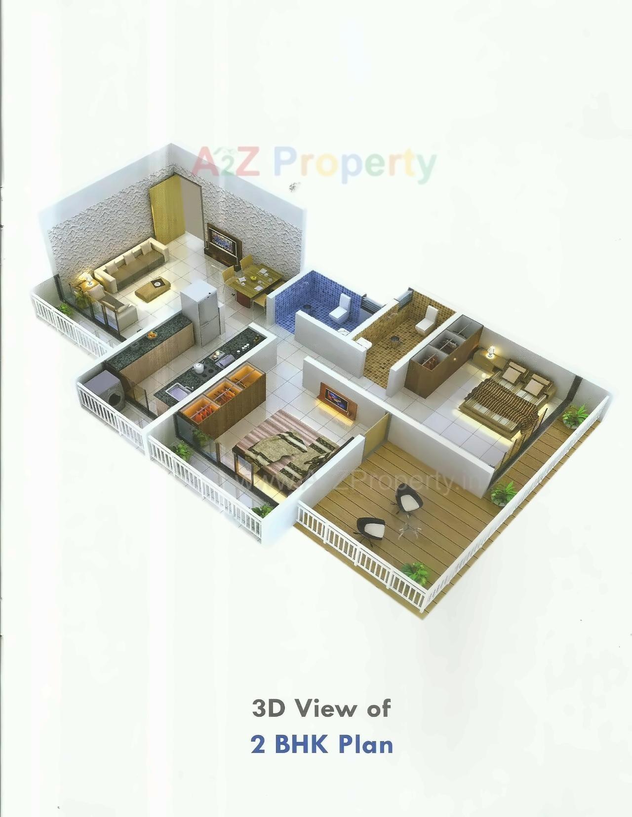 Layout of real estate project Sainath Heritage located at Panvel, Raigarh, Maharashtra