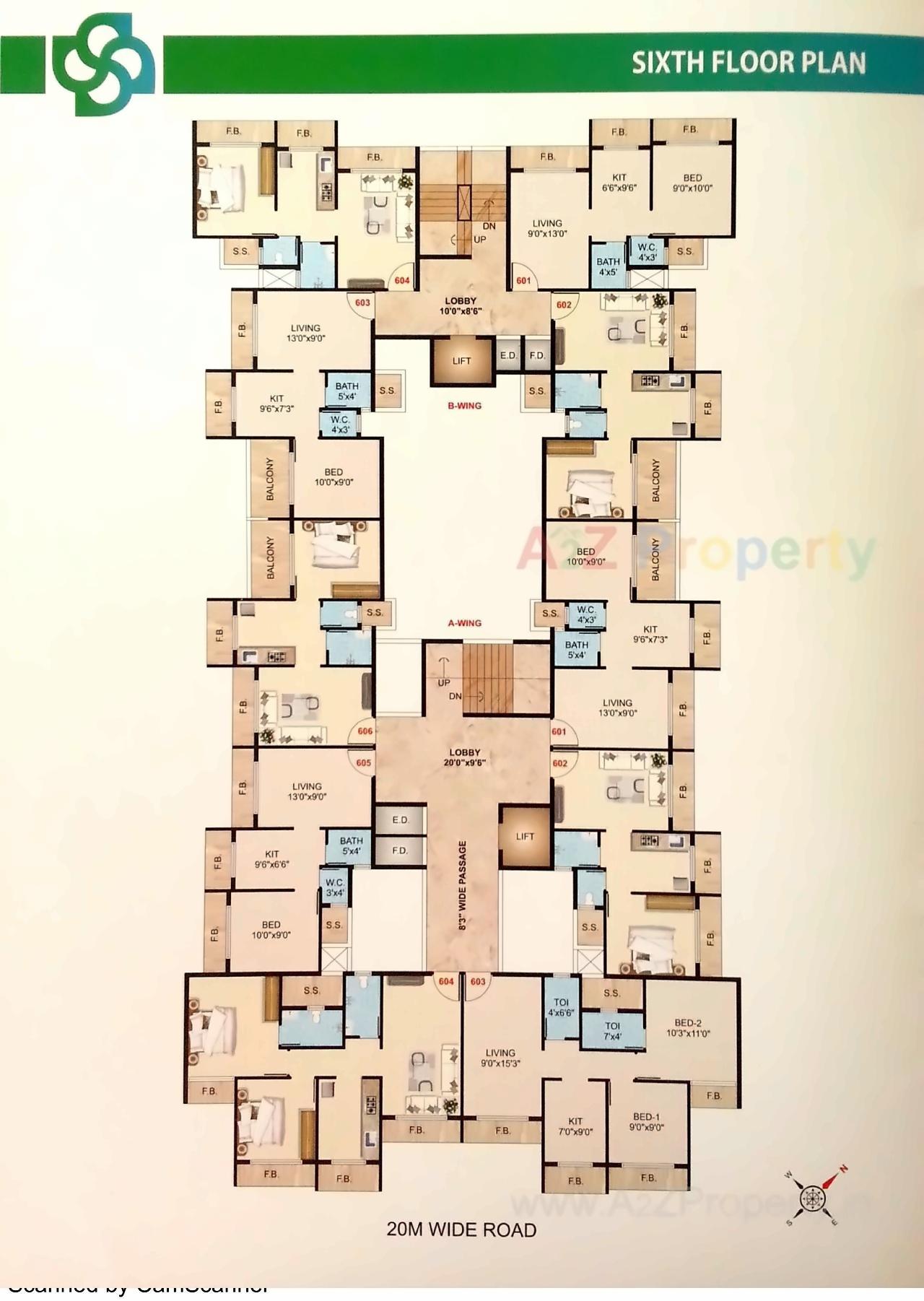 Layout of real estate project Saisha Residency located at Kamothe-, Raigarh, Maharashtra