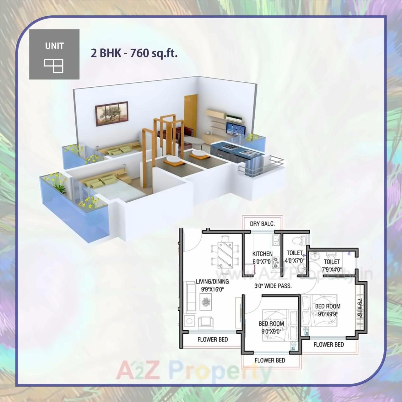 Layout of real estate project Samarth Residency located at Karjat, Raigarh, Maharashtra