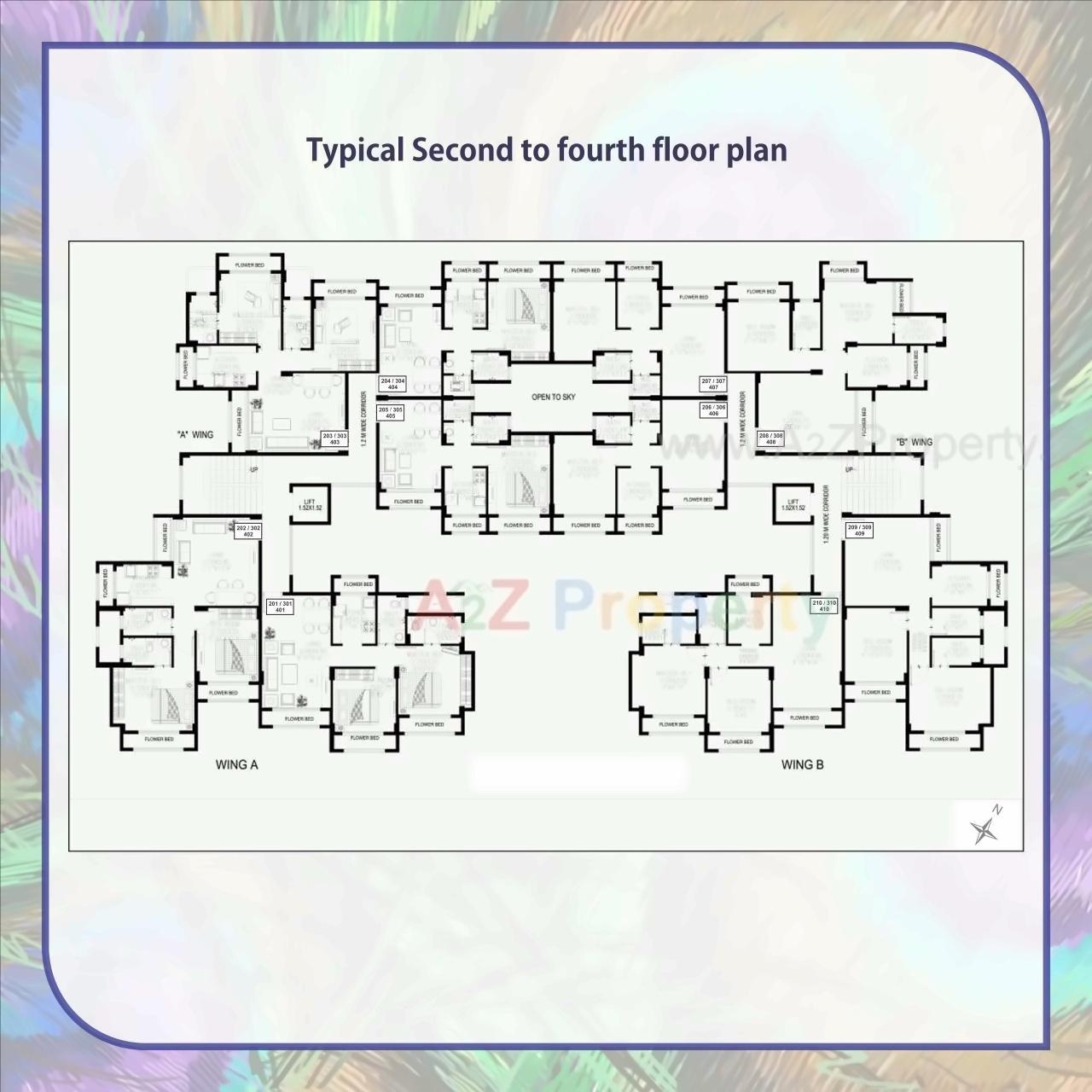 Layout of real estate project Samarth Residency located at Karjat, Raigarh, Maharashtra