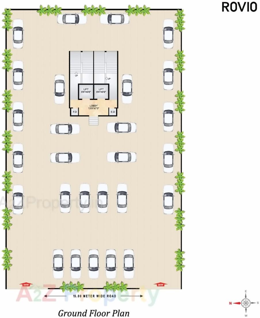 Layout of real estate project Sanskriti Infra located at Bokadvira, Raigarh, Maharashtra
