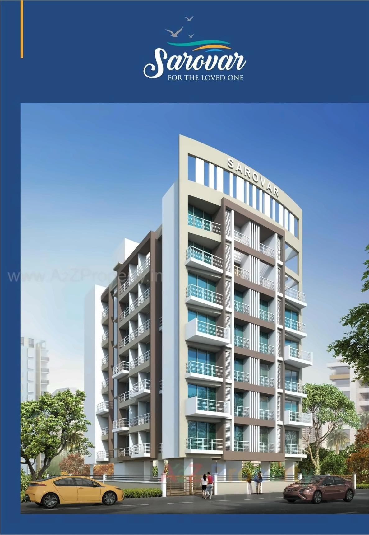 3D Elevation of real estate project Sarovar located at Bokadvira, Raigarh, Maharashtra