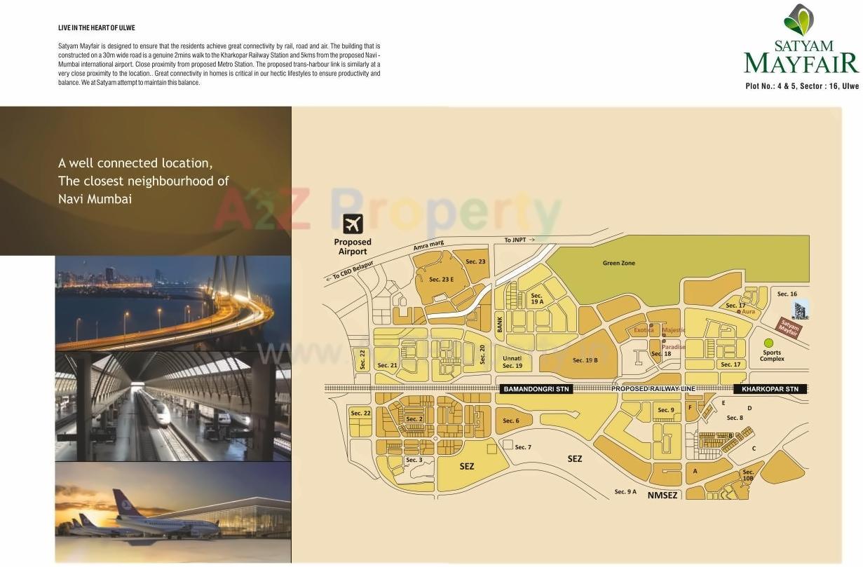  of real estate project Satyam Mayfair located at Ulawe, Raigarh, Maharashtra