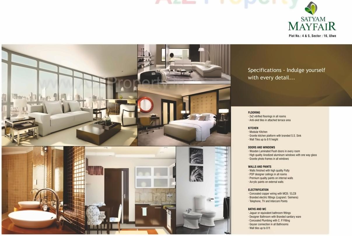  of real estate project Satyam Mayfair located at Ulawe, Raigarh, Maharashtra