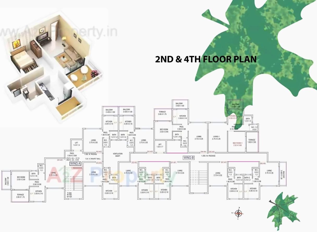 Layout of real estate project Shanti Harmony located at Vakadi, Raigarh, Maharashtra