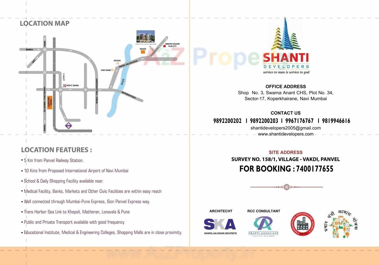  of real estate project Shanti Harmony located at Vakadi, Raigarh, Maharashtra