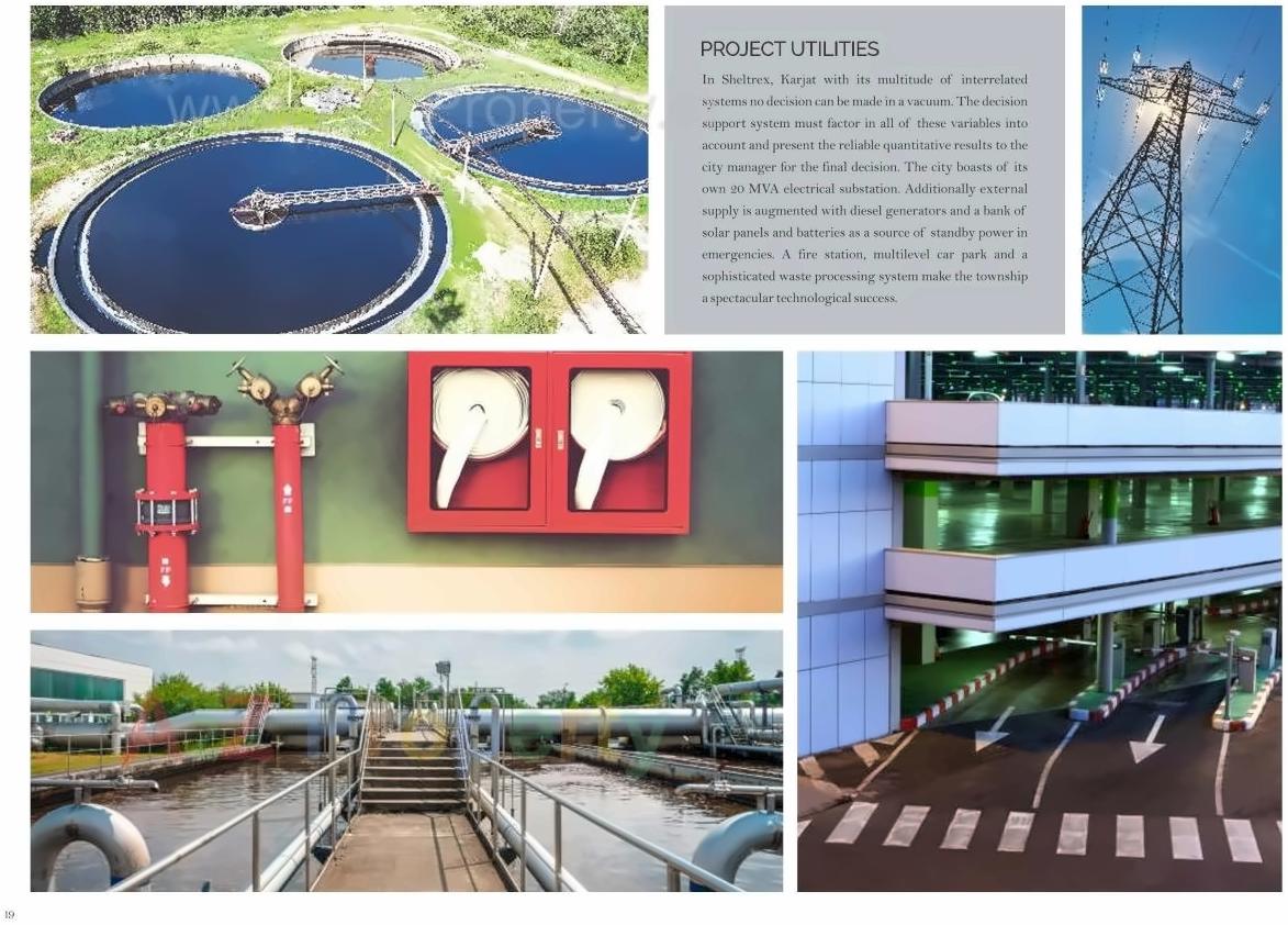 3D Elevation of real estate project Sheltrex Smart Phone City Project located at Karjat, Raigarh, Maharashtra