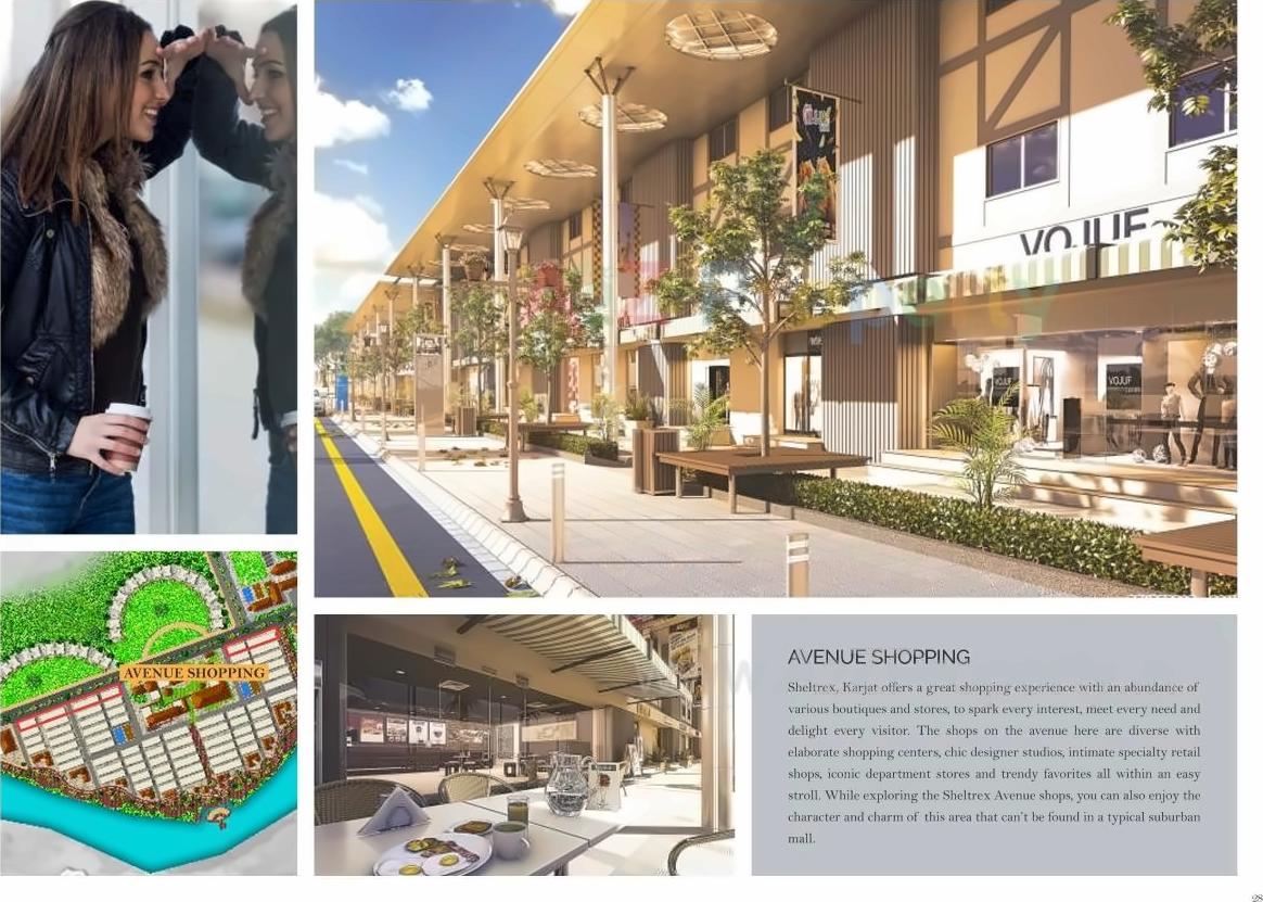 3D Elevation of real estate project Sheltrex Smart Phone City Project located at Karjat, Raigarh, Maharashtra