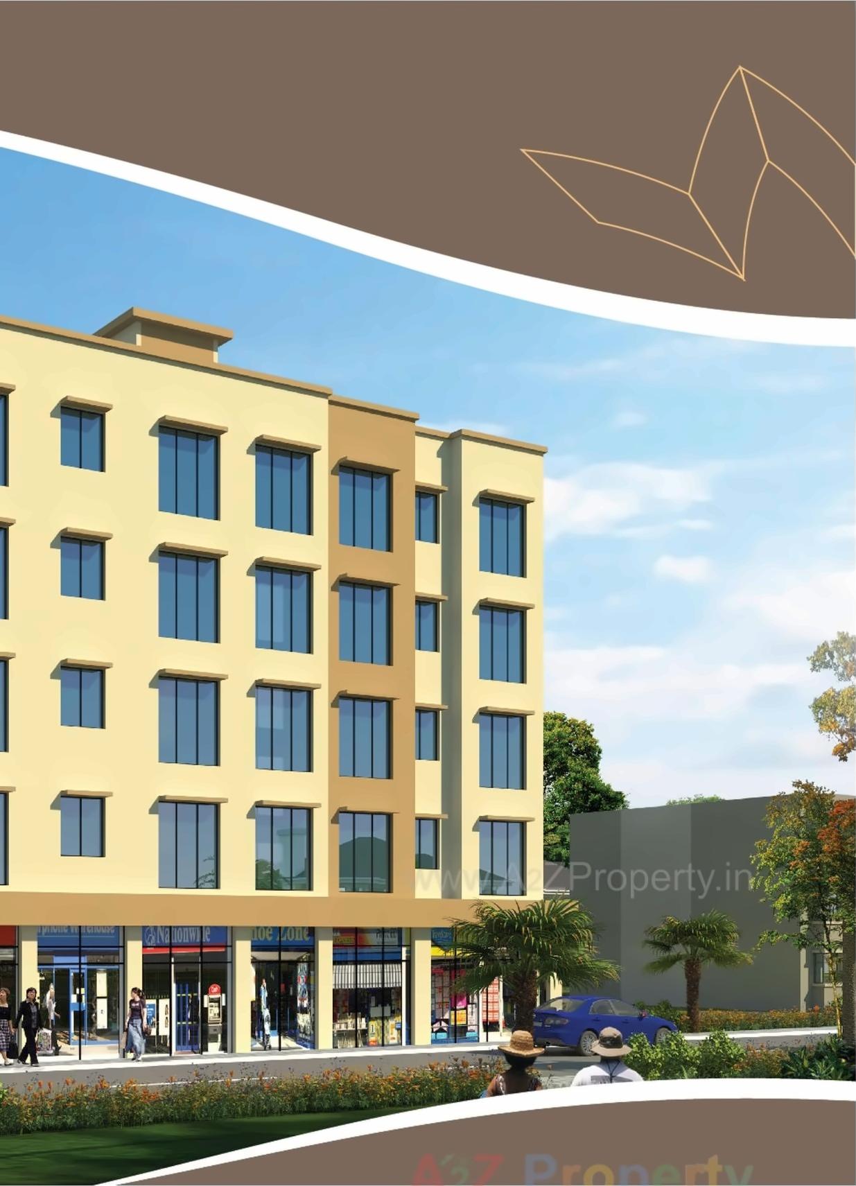 3D Elevation of real estate project Shiv Residency located at Panvel, Raigarh, Maharashtra