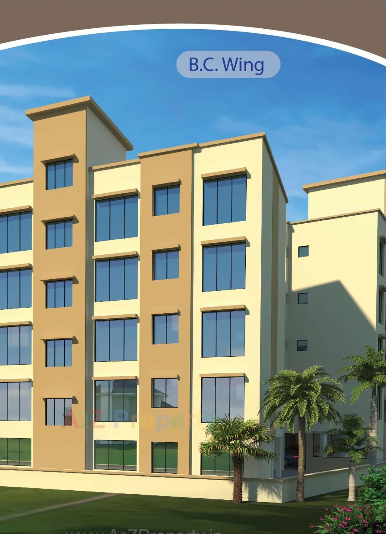 3D Elevation of real estate project Shiv Residency located at Panvel, Raigarh, Maharashtra