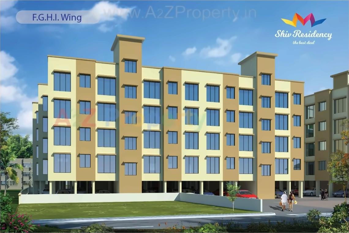 3D Elevation of real estate project Shiv Residency located at Panvel, Raigarh, Maharashtra