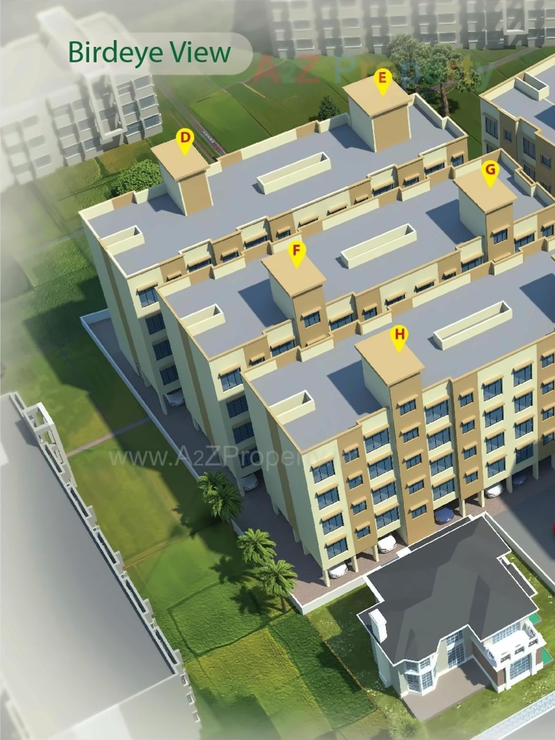 3D Elevation of real estate project Shiv Residency located at Panvel, Raigarh, Maharashtra
