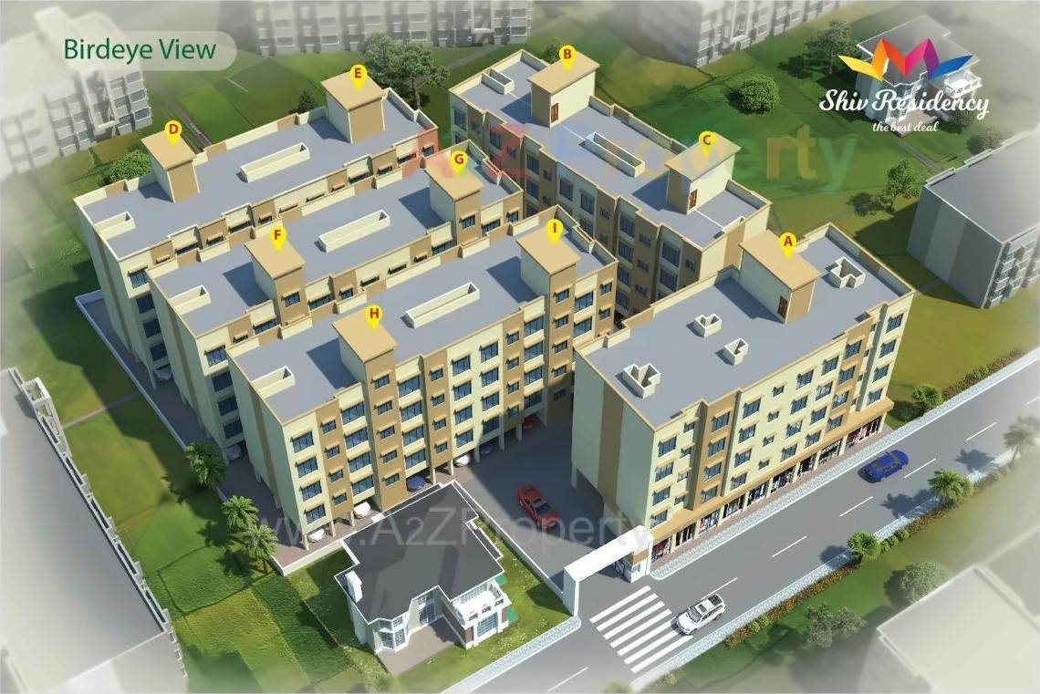 3D Elevation of real estate project Shiv Residency located at Panvel, Raigarh, Maharashtra