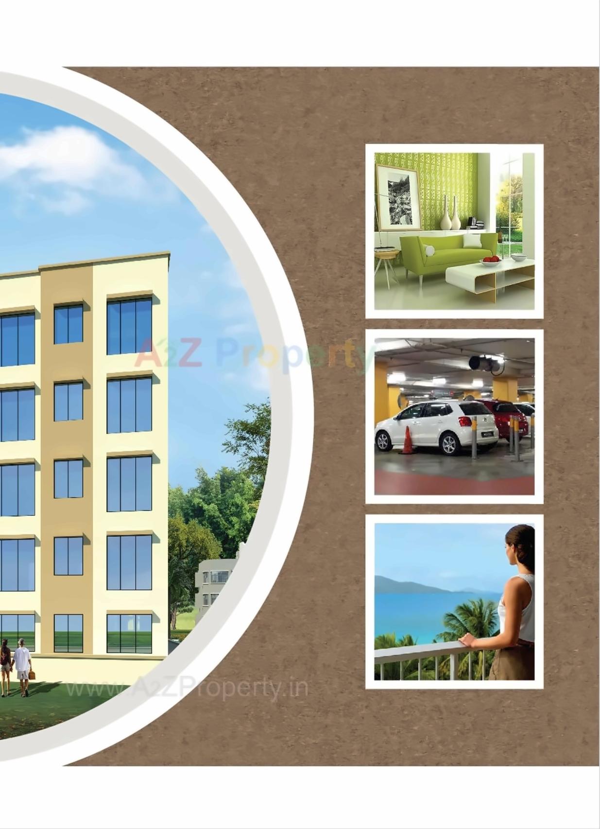 3D Elevation of real estate project Shiv Residency located at Panvel, Raigarh, Maharashtra