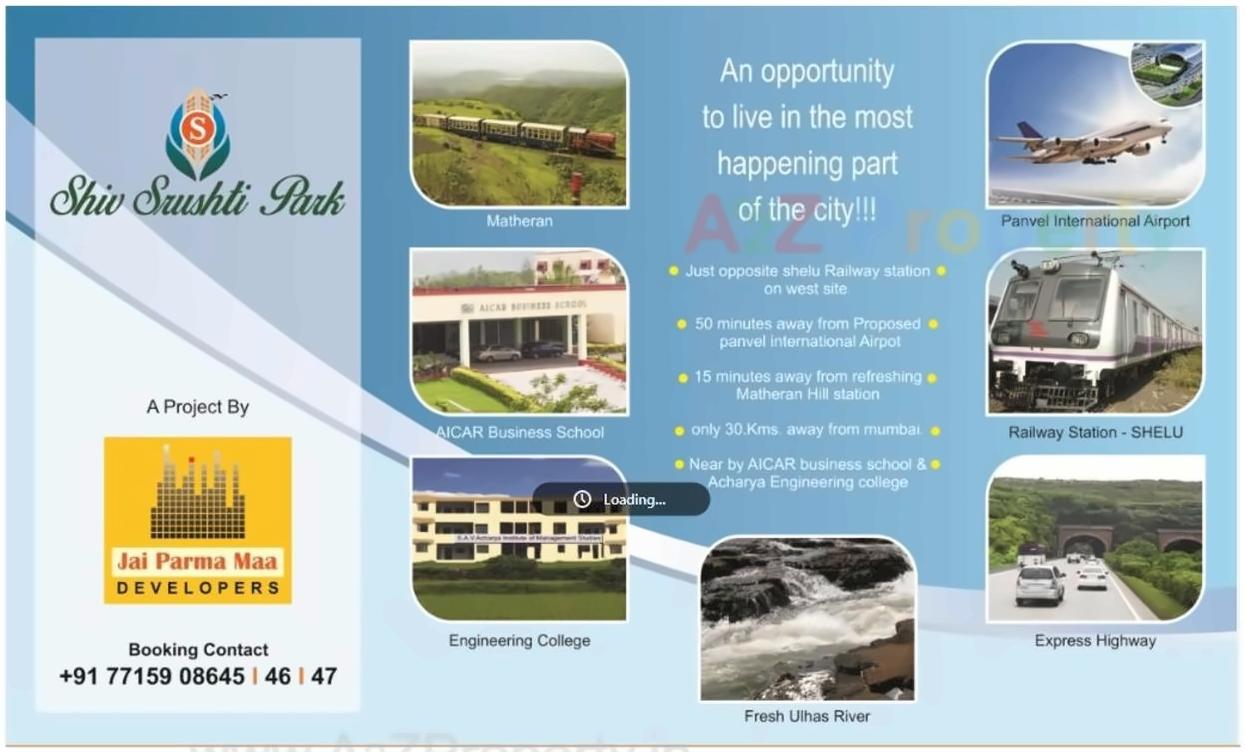  of real estate project Shiv Srushti Park Complex located at Shelu, Raigarh, Maharashtra