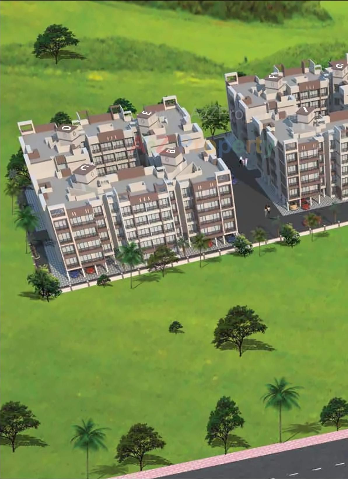 3D Elevation of real estate project Shiv Utsav located at Pashane, Raigarh, Maharashtra