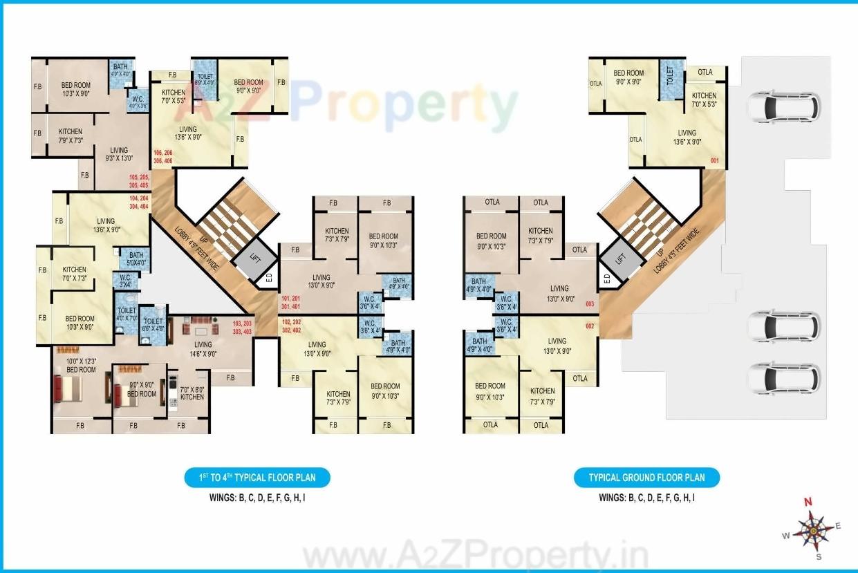 Layout of real estate project Shiv Utsav located at Pashane, Raigarh, Maharashtra