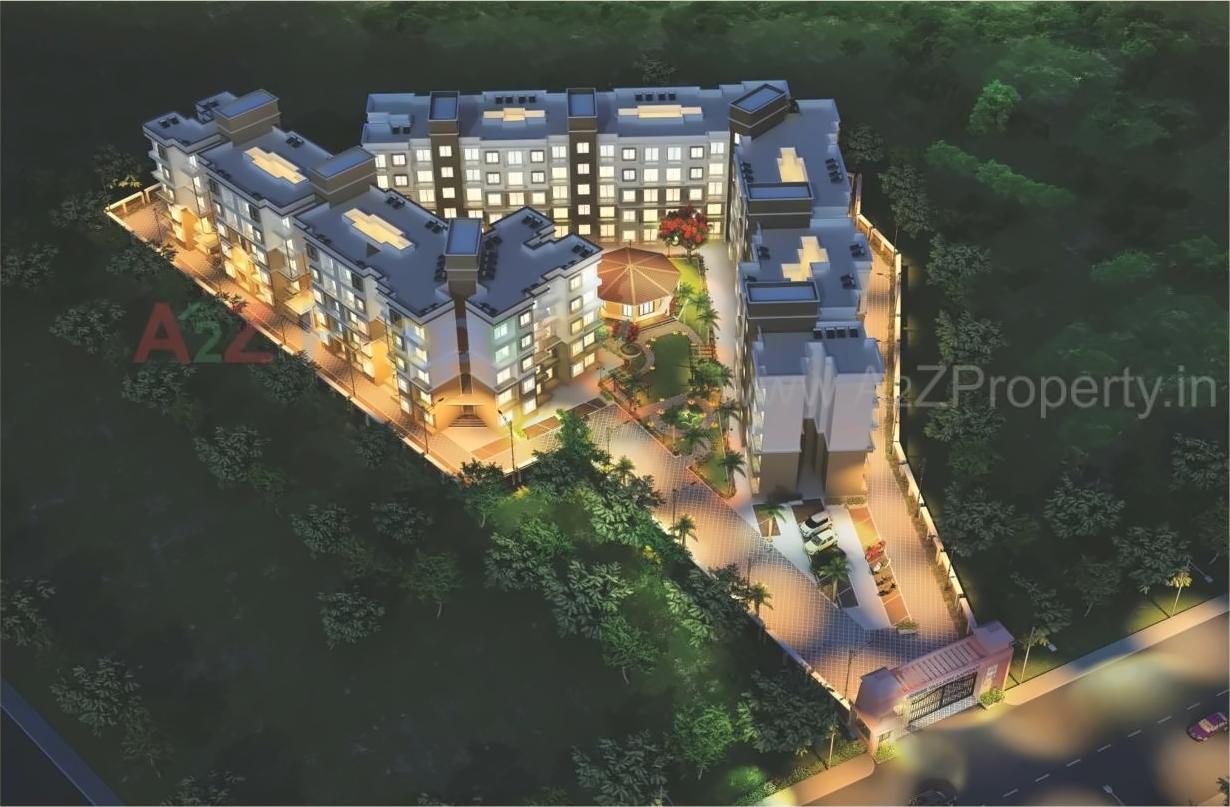 3D Elevation of real estate project Shree Vallabh Aangan located at Deulwadi, Raigarh, Maharashtra