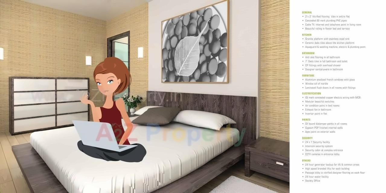 3D Elevation of real estate project Shreeji Aura located at Dahiwali-t-waredi, Raigarh, Maharashtra