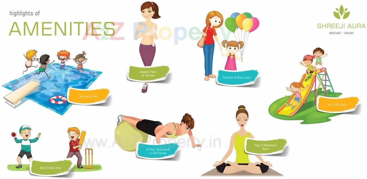  of real estate project Shreeji Aura located at Dahiwali-t-waredi, Raigarh, Maharashtra